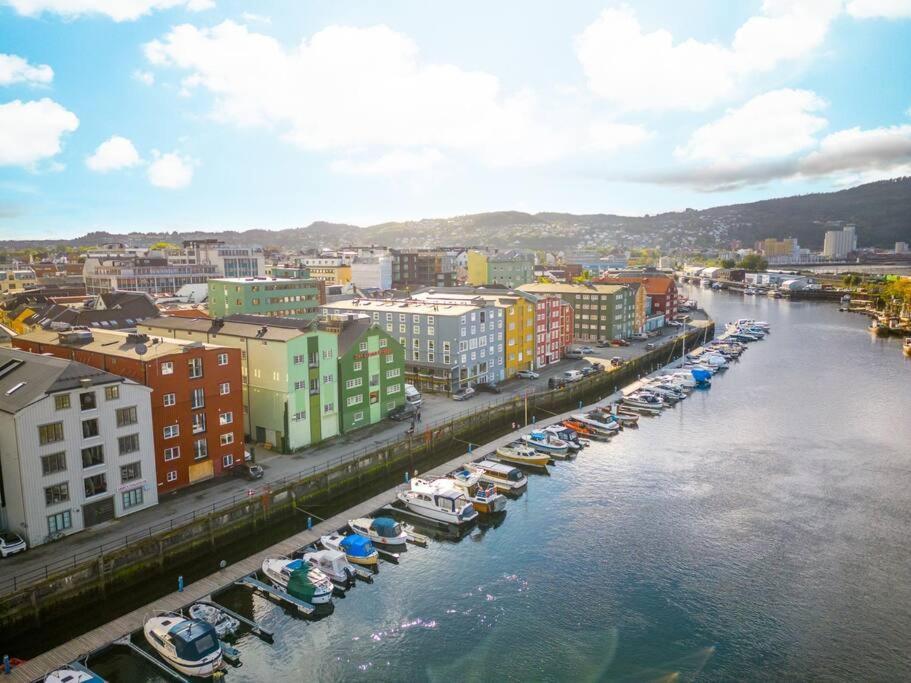 Fjord View By The Canal - Apartment Trondheim Exterior photo