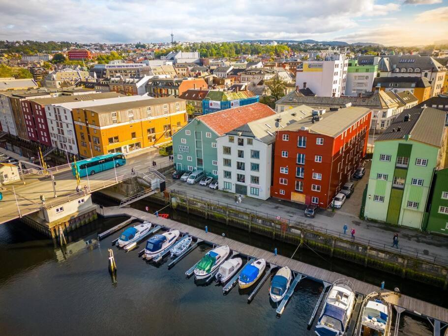 Fjord View By The Canal - Apartment Trondheim Exterior photo